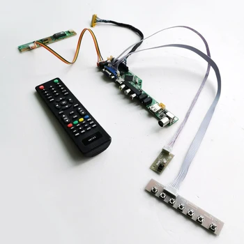 

For B170PW05 V1 V2 1CCFL 30Pin LVDS Remote+Inverter+keyboard VGA HDMI AV USB RF T.V56 controller board LCD display panel DIY kit
