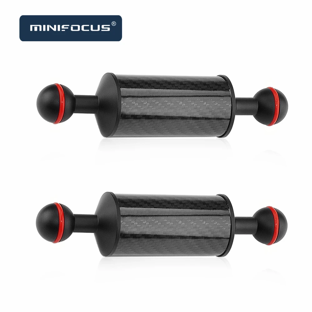 Subaquático para Mergulho Fibra de Carbono Caixa de Luz de Vídeo Flutuação de Flutuação Montagem de Bola Braço Flutuante - Estroboscópio Peças 2 x D40mm - Image 4