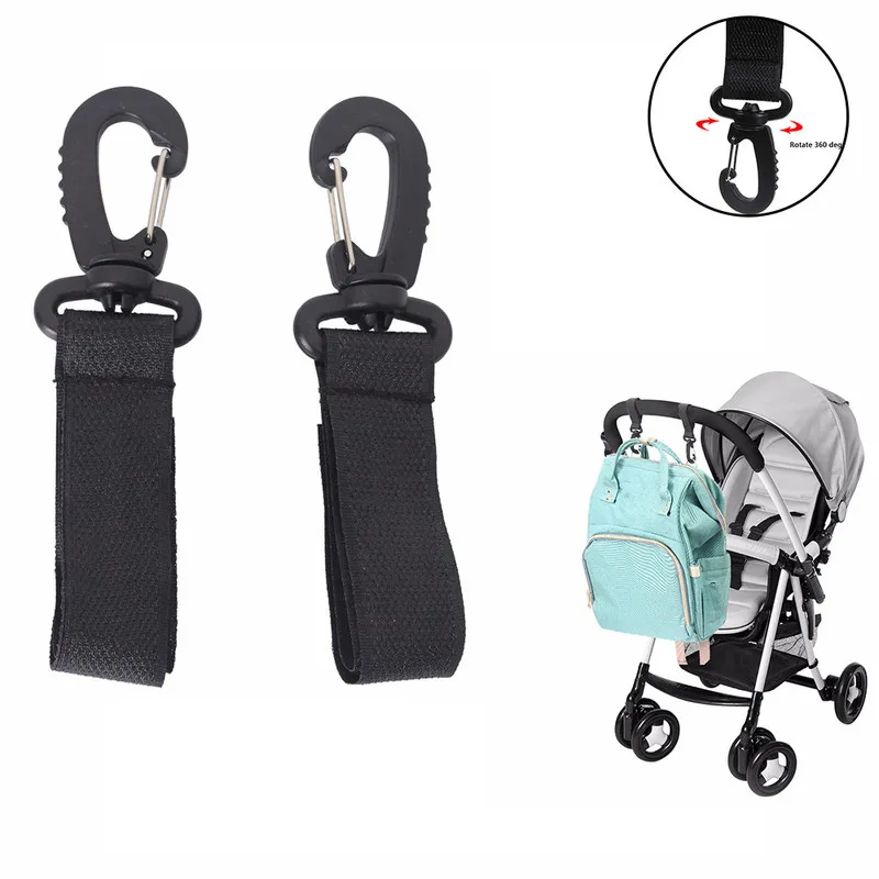 

2pcs Multifunctional Stroller Hooks Carriage Bag Hanger Hook Baby Strollers Shopping Bag Clip Stroller Accessories