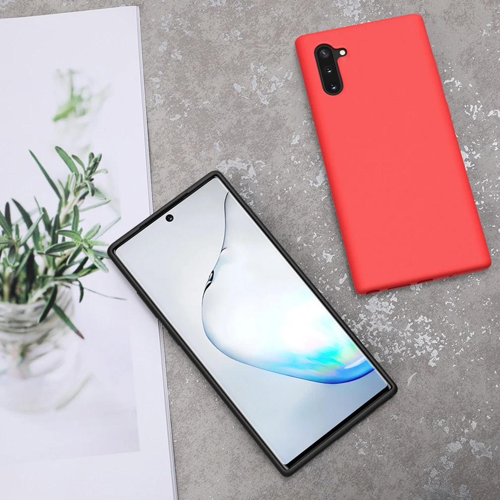 

For Samsung Galaxy Note 10+ Pro NILLKIN Flex Pure Case Soft Silicone Rubber Shockproof Case for Note 10 note 10 Plus 5G case