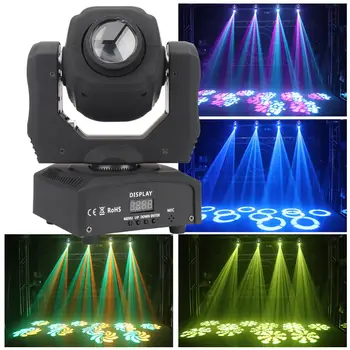 

60w LED spot pattern moving head light led MINI disco light led mini dmx gobo moving head spot light party concert dj equipment