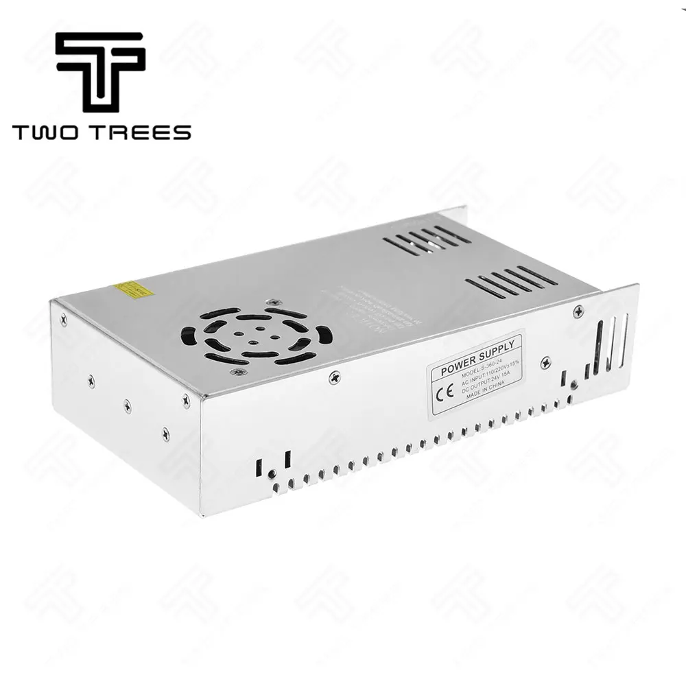 24V 15A 360W импульсный источник питания адаптер Светодиодный светильник 12v трансформатор для 3d принтера части S-360-12 12V30A