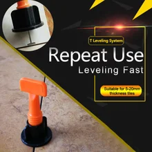 50 шт. настенный нивелировщик для плитки системы плоскогубцы мастер Т-замок прокладки позиционирования уровня клинья пол