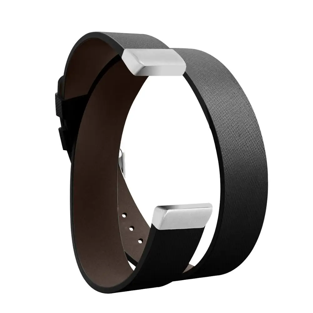 style 1black Joyozy двойной кожаный модный Удобный прочный для fitbit inspire часы классический кожаный ремешок для fitbit inspire ремешок для часов - Цвет ремешка: style 1black