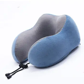 

U-Shaped Memory Foam Neck Pillows Soft Slow Rebound Space Travel Pillow Cervical Healthcare Bedding Drop Shipping Travel Pillow