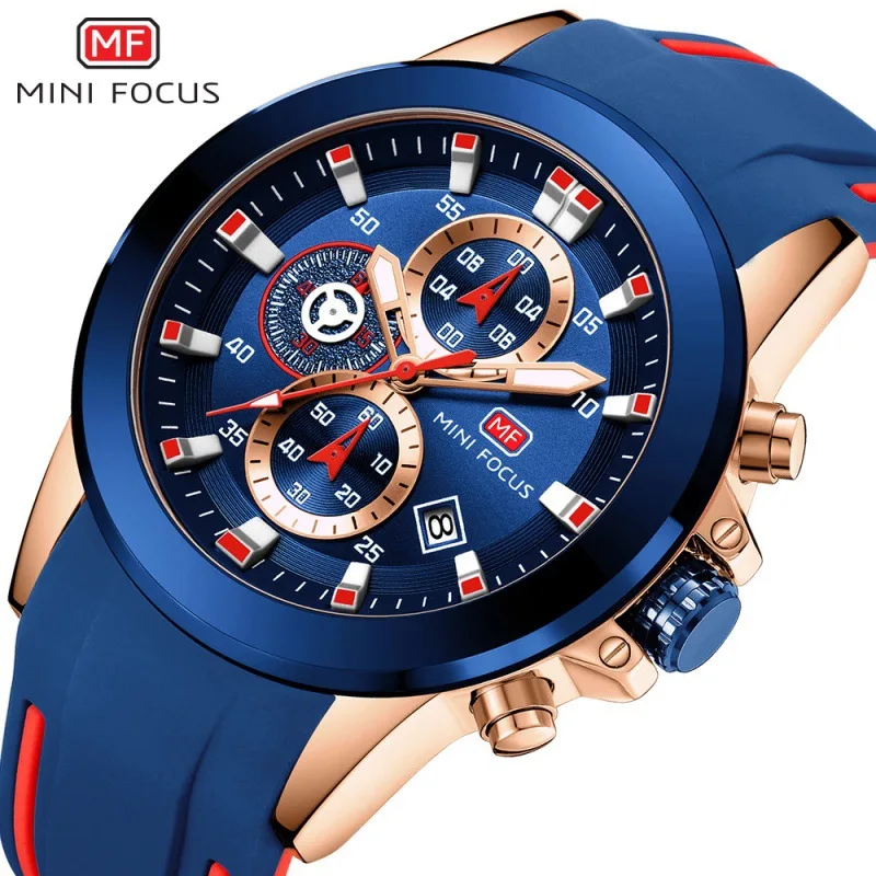 

Minifocus Sports Watch Men's Watch Waterproof Quartz Watch New Style Multi-functional Men's Watch 0287G