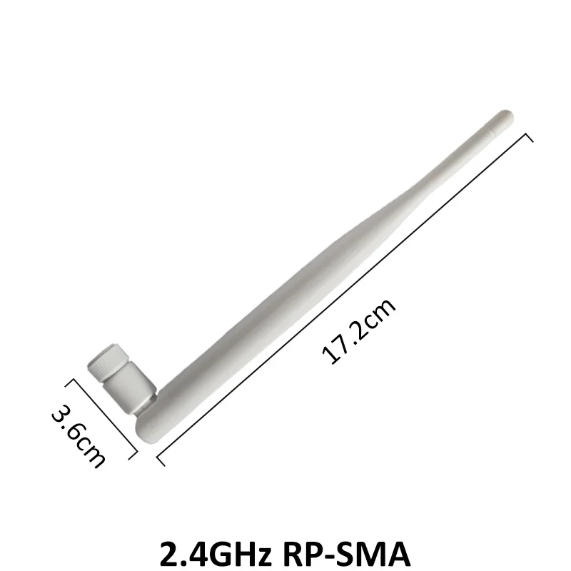 10 шт. 2,4 ГГц антенна wi-fi 5dBi антенна RP-SMA разъем 2,4 ГГц антена wi fi антенна для беспроводного маршрутизатора усилитель сигнала wi-fi