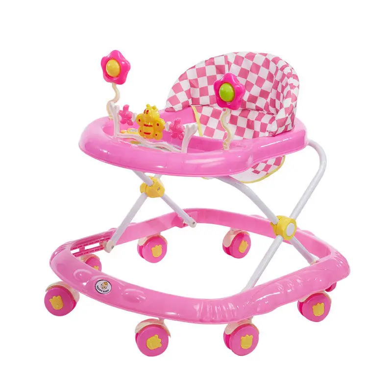 

Infant Child Baby Walker 6/7-18 Months Anti-Falling Multi-functional Scooter with Music Toy Car