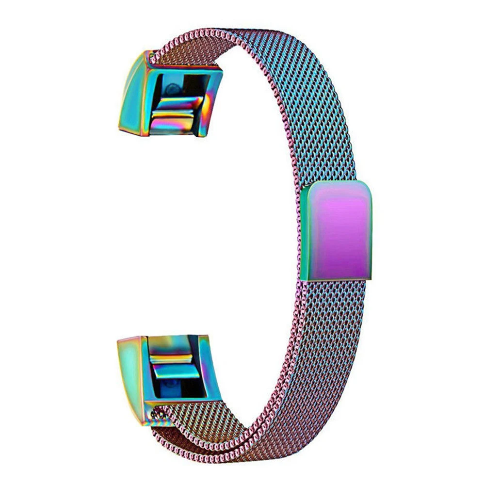 6 цветов модные новые магнитные часы из нержавеющей стали ремешок высокого качества браслет для Fit Bit Alta HR умные аксессуары
