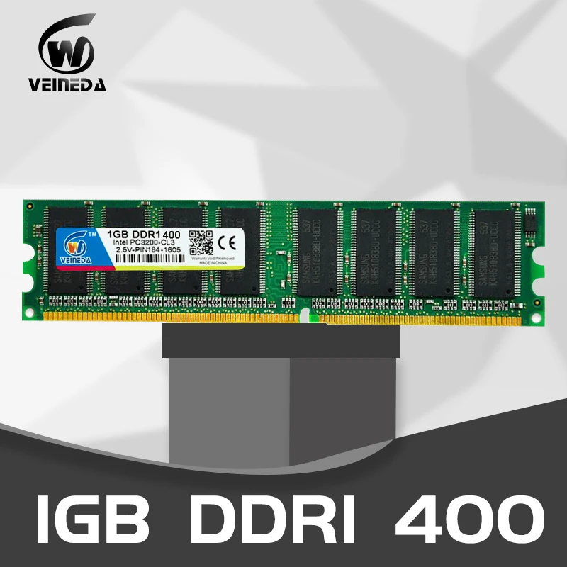 Модуль памяти VEINEDA DDR1 2 ГБ 2x1 5 в DDR 1 pc3200 ddr400 400 МГц контактов|Оперативная память| |