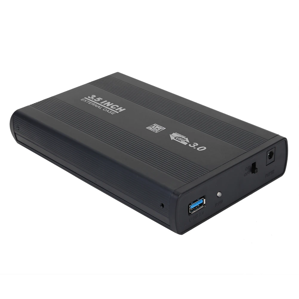 external hard drive case ssd enclosure external hard drive box hard disk case hard drive enclosure hdd case enclosure 2.5/3.5 inch USB 3.0 to SATA Port SSD Hard Drive Enclosure 480Mbps USB 2.0 HDD Case External Solid State Hard Disk Box