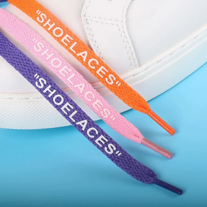 8mm de 1 par 26 colores 4 longitudes AF1 cordones zapato blanco elasticidad planos cordones para zapatillas de deporte blanco cordones Accesorios