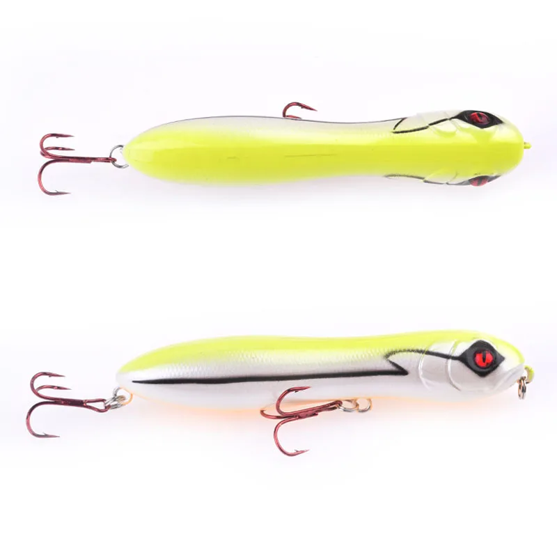 1 шт. головой змеи карандаш приманки для ловли рыбы высота каблука 10 см 15 гр.