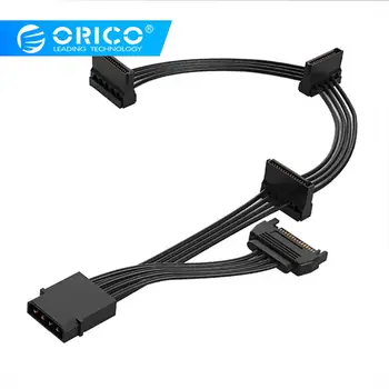 

ORICO One-to-Three Power Cord 15 Pin or 4 Pin + 15 Pin to 15 Pin DIY SATA Cable for Multiple Hard Drives (DC415P-PX3)