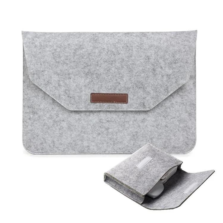 

Waterproof Wearable Computer Power Supply Kit 11-Inch 13-Inch Air Retina Pro Apple Felt Cloth Computer Bag