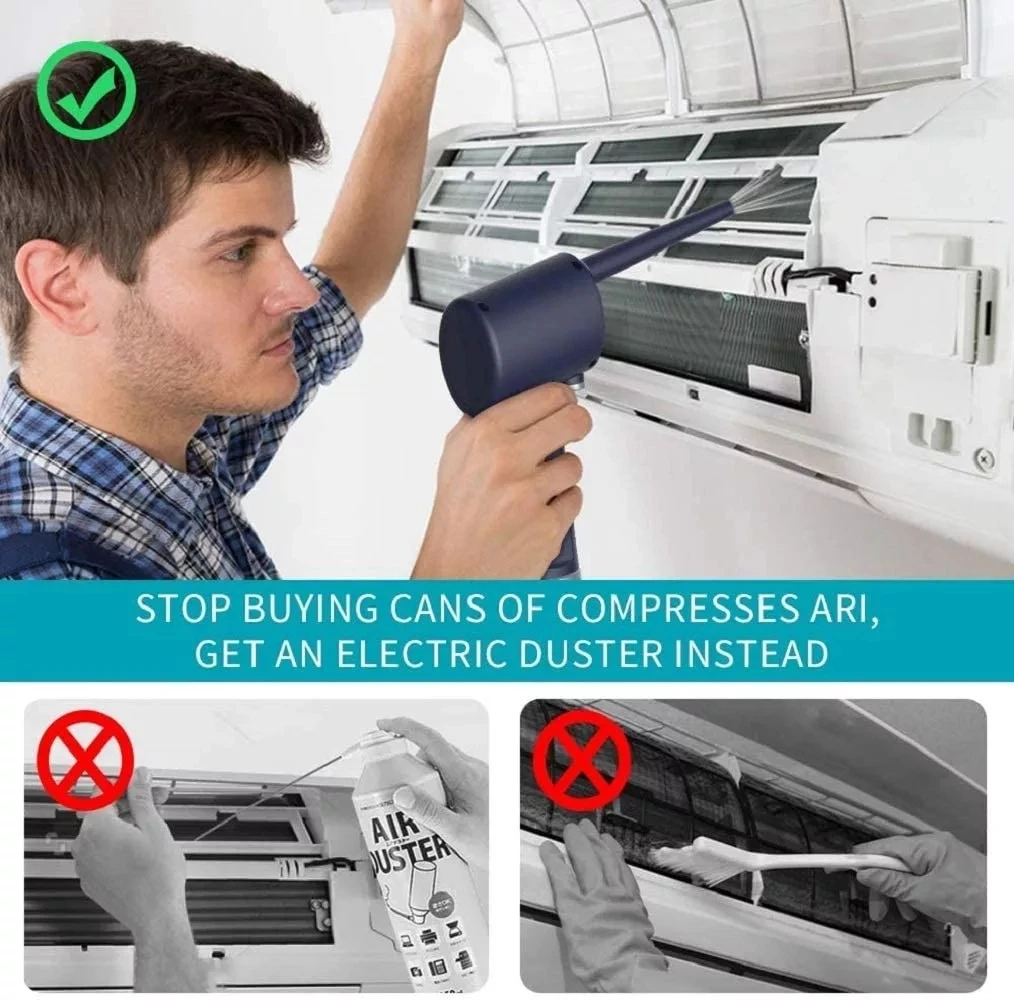Handheld Air Blower Computer Cleaning Kit Cordless Air Duster for Computer Cleaning
