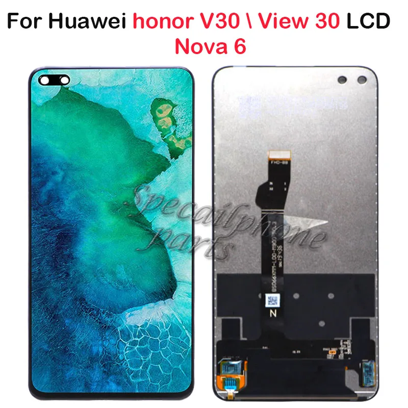 6,57 ''ЖК-дисплей для huawei Honor V30, ЖК-дисплей, сенсорный экран Nova 6, дигитайзер, сменный модуль для huawei View 30 V30, ЖК-дисплей
