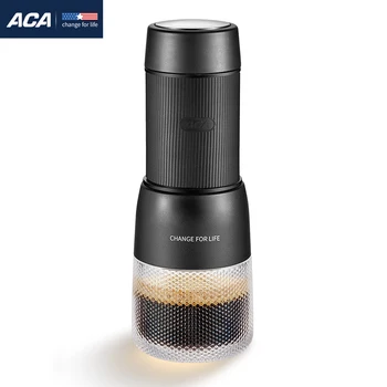 

Portable Coffee Machine Outdoor Travel Espresso Coffee Machine Manual Hand Pressure Capsule Coffee Powder Dual Use