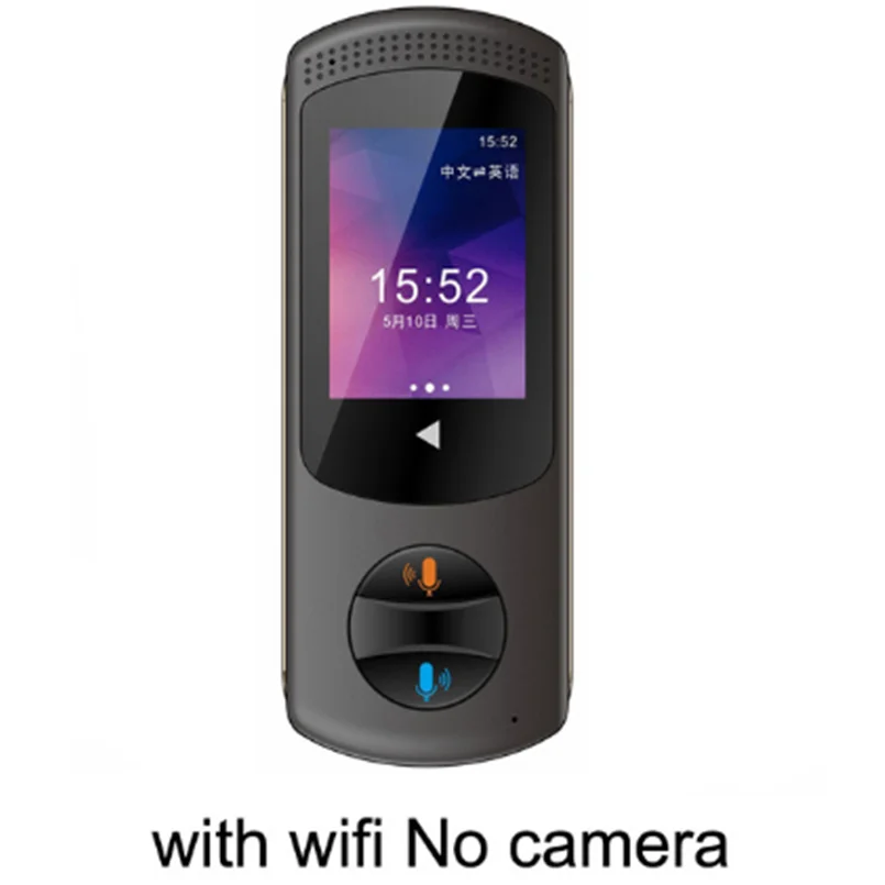 with wifi no camera TIANJIE офлайн камера переводчик портативный двусторонний в режиме реального времени Туризм умный голос нескольких языков переводчик устройство - Цвет: with wifi no camera