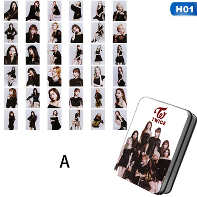 36 шт./компл. K-POP дважды альбом самодельные Бумага ЛОМО карта фото карты Фотокарта
