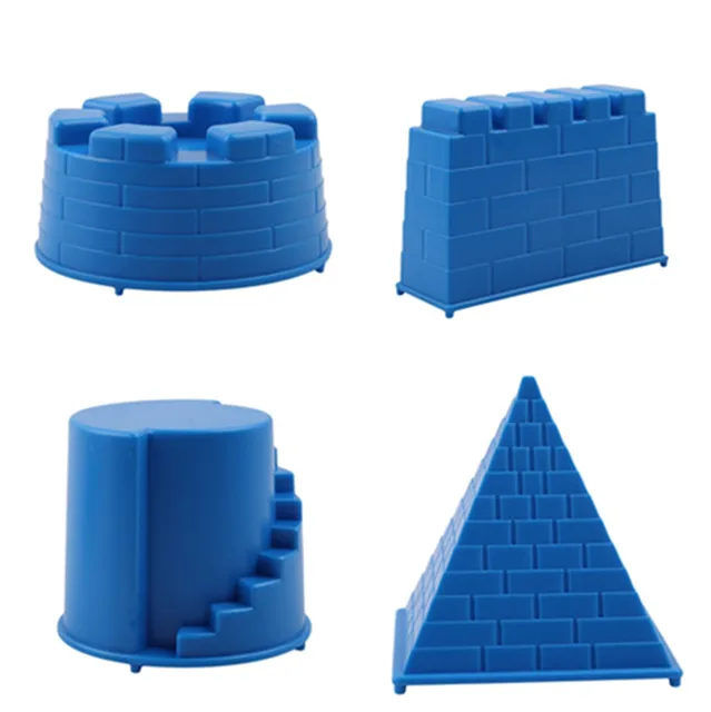 Baby Soft Rubber Dune Sand Mold Tools Set Summer Seaside Beach Educational Toys DIY Castle Model Play Sand Outdoor Toys for Kids 1