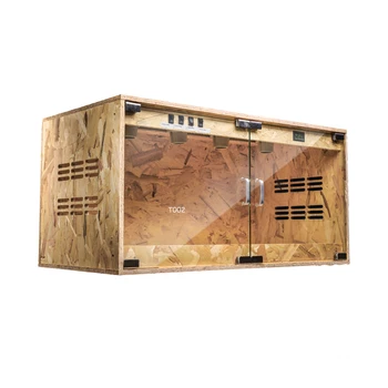 

Reptile feeding box tortoise wooden insulation turtle hedgehog lizard chameleon live pet