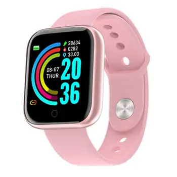 

Y68 Bluetooth Women Sport Smartwatch Men Waterproof Smart Watch Heart Rate Monitor Smart Android Relogio Fitness Tracker