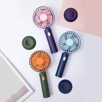 

Portable USB Handheld Small Fan Office Travel Home Desktop Cooler 3 Gears Adjustable Air Conditioner Summer Cooling