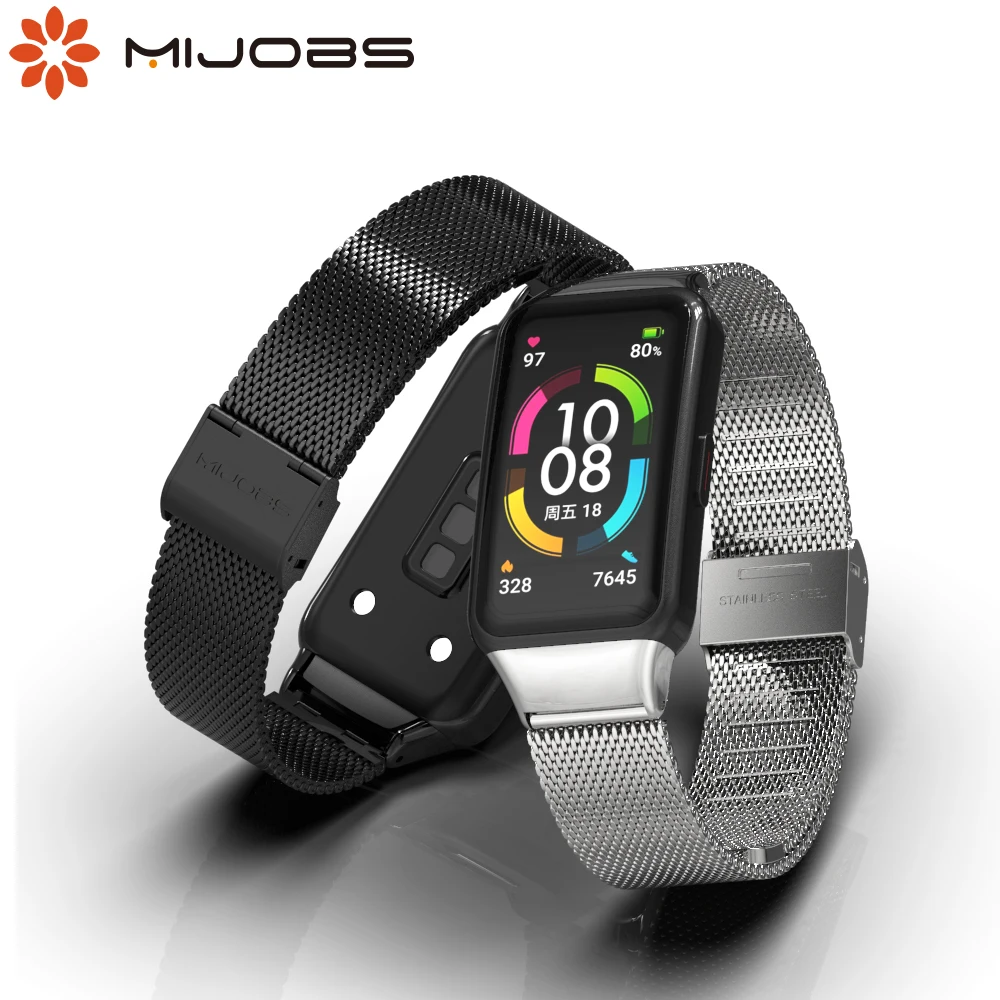 Per Huawei Honor Band 6 Cinturino In Metallo Smart Wristband Cinturino Di Ricambio Per Honor 6 Cinturino Da Polso Per Huawei 6 Pro