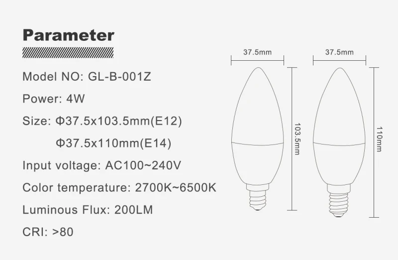 G светодиодный OPTO Zigbee RGB+ CCT светодиодный 4 Вт светильник E12/E14 декоративная лампа с регулируемой яркостью совместима с Amazon Echo Plus AC