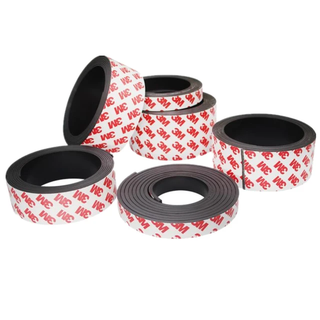 4 Rolls Magnetic Strips with Adhesive Backing Magnets for Crafts Flexible Magnetic  Tape Adhesive Magnet Magnetic Tape - AliExpress