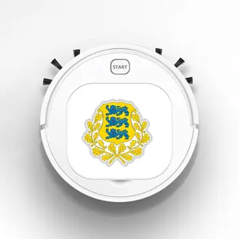 

Smart Robot Vacuum Cleaner Rechargeable USB Auto Sweeping Mop Clean Robot Sweeping Cleaner Estonia Crest Coat Of Arms Funny