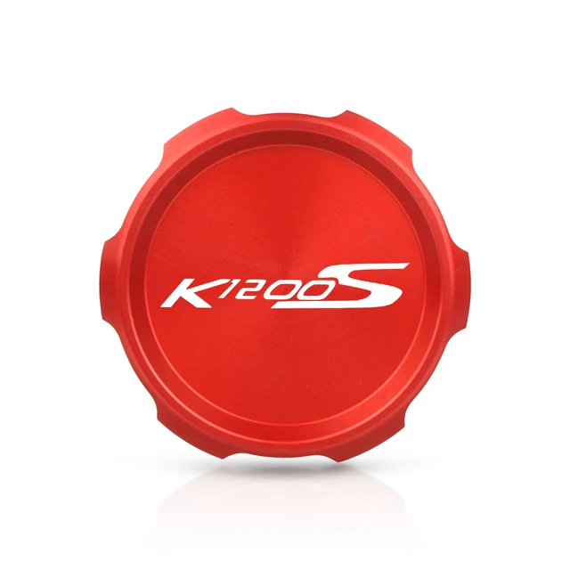 For BMW K1200S 2004-2008 2005 2006 2007 2009 K1200 K 1200 S 1200S Motorcycle Accessories Rear Brake Fluid Reservoir cover cap Red