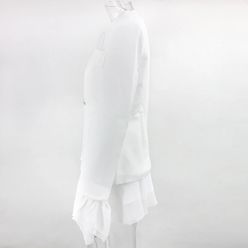 Dressmecb осенний маленький костюм комплект из 2 предметов Женский с глубоким v