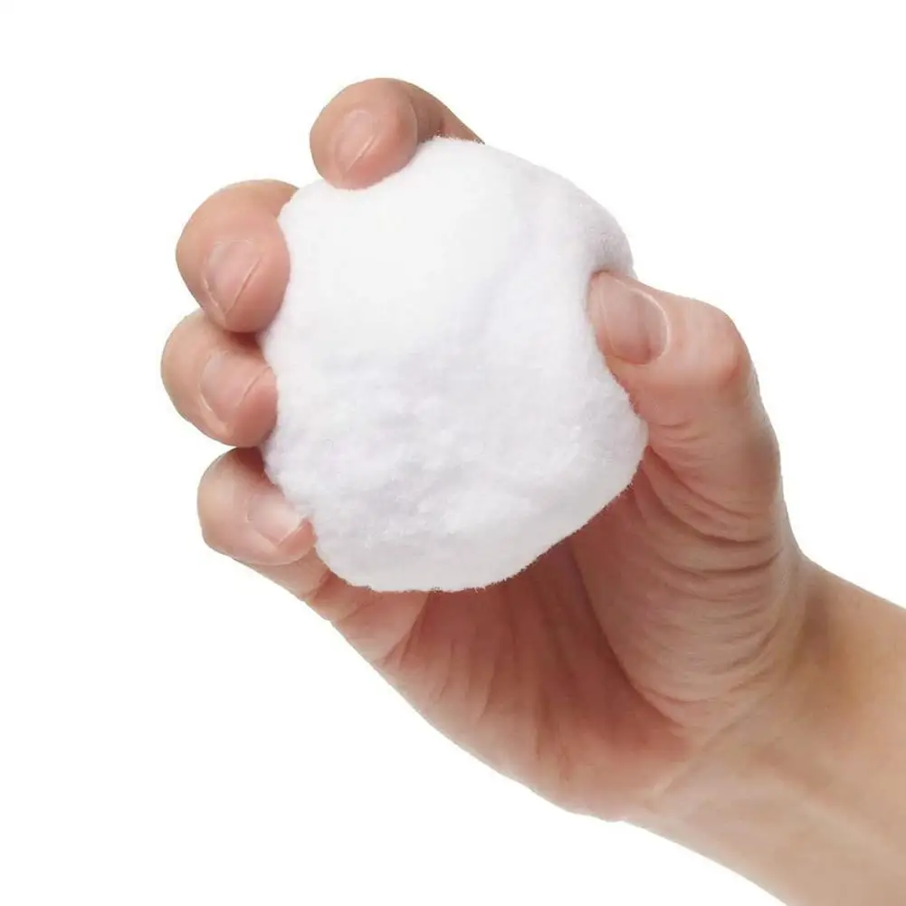 6pcs Fake Snowballs Snow Toy Balls Artificial Indoor Snowballs With For  Indoor Outdoor Snow Fight, Christmas Toss Game