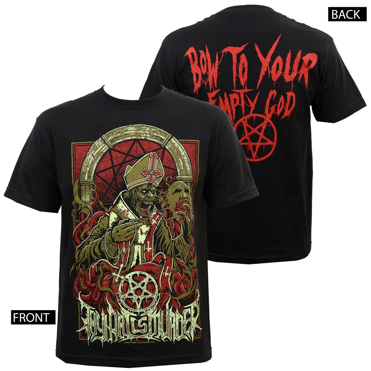 Аутентичный THY ART I s m URDER Band злой папа футболка L XL 2XL 3XL новые свободные черные