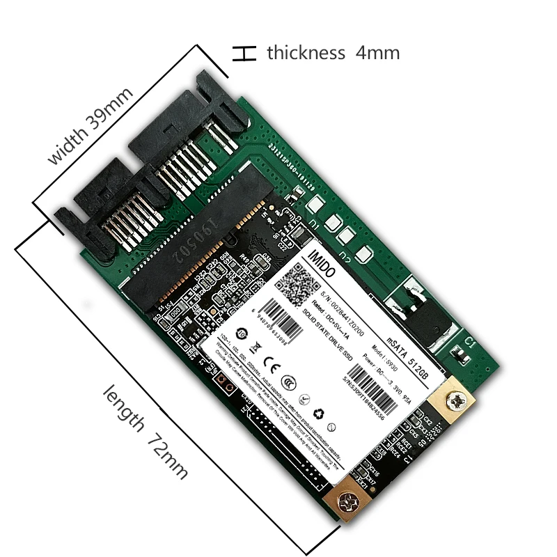 Sata Unidade Ssd para Laptop hp Lenovo Dell 2740p Ibm X300 X301t400s T410s - Imagem 4