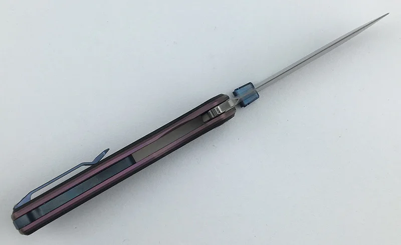 CH3516 Флиппер складной нож s35vn сталь TC4 Титан+ карбоновая Фиби Ручка Открытый Отдых Охота карманные Фруктовые Ножи EDC инструменты