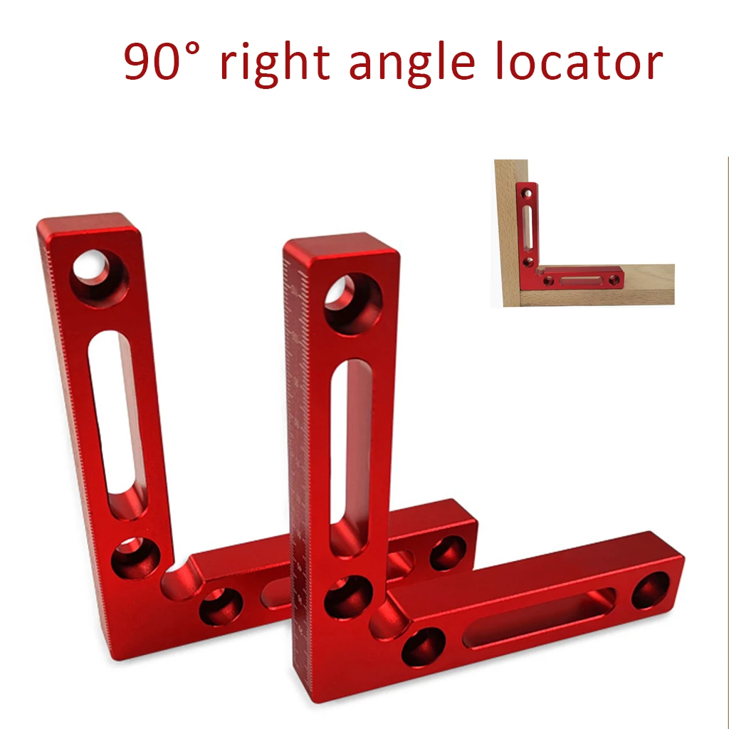 

1 Pcs 90 Degree Positioning L Block Square Aluminium Alloy Clamping Square Right Angle Clamp Woodworking Carpenter Tool