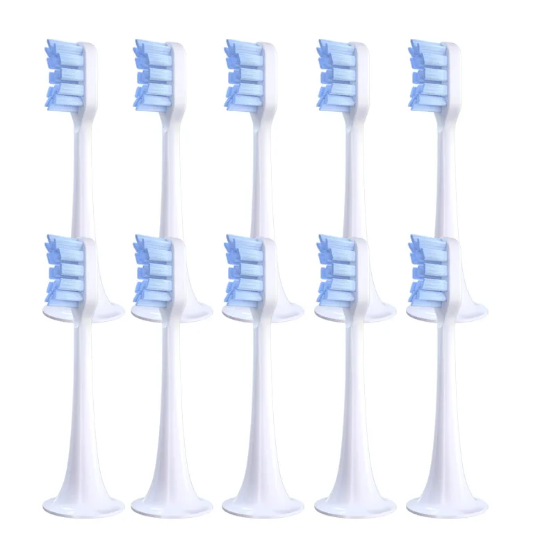 

4/10Pcs/Set For Xiaomi Mijia T300/T500 Replacement Brush Heads Electric Toothbrush Heads Protect Soft DuPont Nozzles Bristle