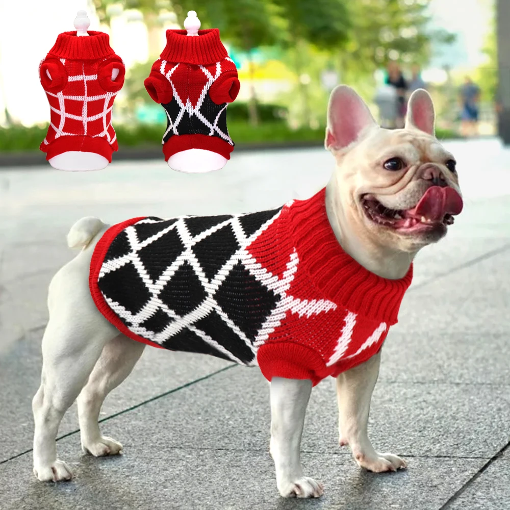 

Pet Dog Winter Warm Jumper Sweater Dog Puppy Clothes For Small Medium Dogs Cats Chihuahua Ropa Para Perro S-2XL