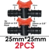 SPRYCLE Waterstop Barb Connector Mini Valve 16mm 20mm 25mm 4/7mm 8/11mm Drip Irrigation Garden Hose 1/4 1/2 3/4 Watering System 2