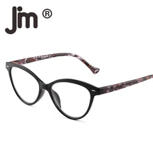 JM модные дизайнерские солнцезащитные очки «кошачий глаз» очки для чтения весенние шарнирные очки для чтения женщин