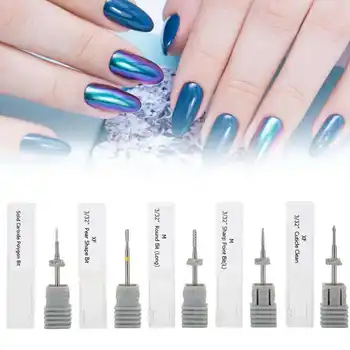 

5pcs Tungsten Steel Nail Art Grinding Polishing Head Dead Skin Removal Nail Drill Bits Set Nail Grinding Head Sets Manicure Tool