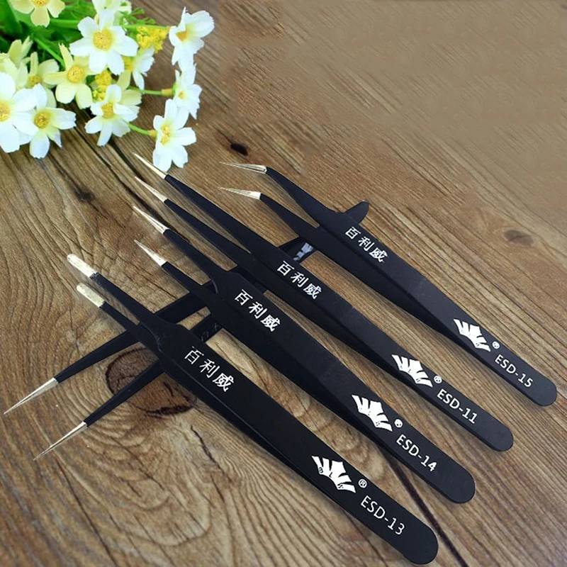 Высокоточные антистатические пинцеты промышленные Пинцет из нержавеющей стали