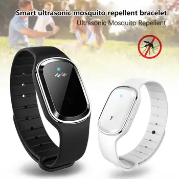 

Mosquito Repellent Bracelet Waterproof Ultrasonic Pest Insect Bugs Anti Mosquito Killer For Baby Adults
