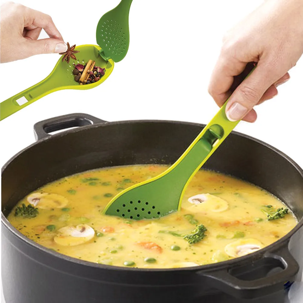 

Seasoning Tool Condiment Boiled Soup Multi-purpose Cooking Spoon Home Tableware Rice Spoon Racks High Temperature Kitchen Tools