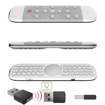 

Q40 Flymouse with Charging Backlight Touch Air Mouse Remote Control Voice Flying Squirrel 2.4GTV Remote Control