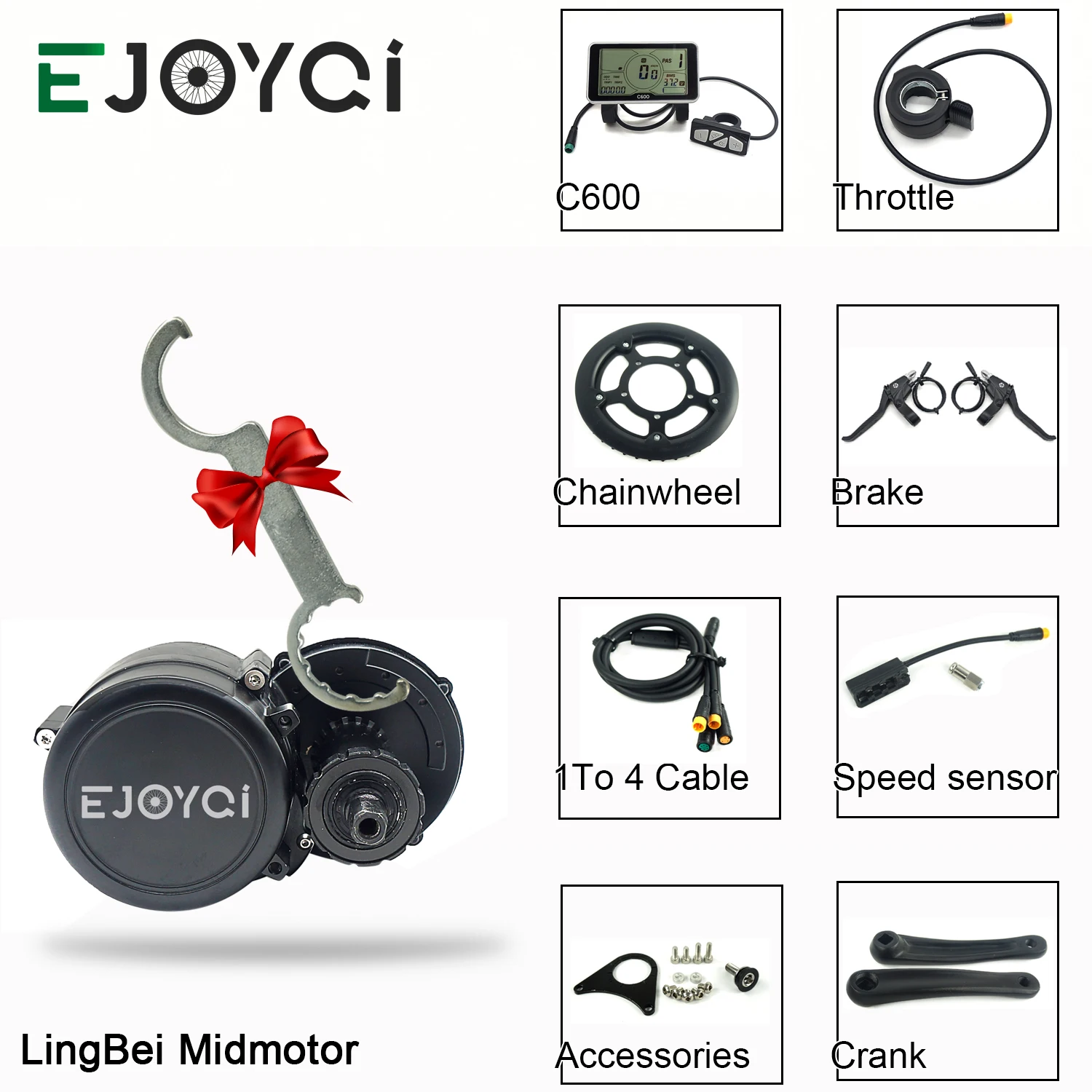 Excellent EJOYQi LingBei Mid Motor Ebike Mid drive Electric Bike Motor 36V 500W 48V 500W Light Function Ebike Mid Motor Kit for Bicycle 0 Excellent EJOYQi LingBei Mid Motor Ebike Mid drive Electric Bike Motor 36V 500W 48V 500W Light Function Ebike Mid Motor Kit for Bicycle 0