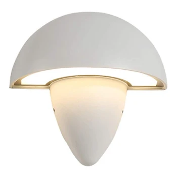 

LED Wall Lamps Mushroom Modern Bedroom Bedside Wall Light Corridor Foyer Hotel Bathroom Balcony Wall Lamps,White